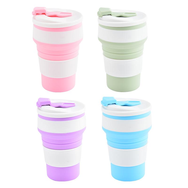 Foldable Silicone Travel Cup - Portable Outdoor Drinking & Mouthwash Solution
