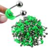 50pcs Fishing Colored Bell Copper Bell Throwing Rod Bell Sea Rod Fishing Alarm Fishing Gear Outdoors Fishing Supplies