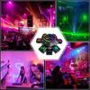 DMX512 150W Bar/KTV/Stage Performance 360° Beam Six-Arm Bee-eye Laser Moving Head Disco Light LED Stage Effect Light