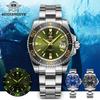 ADDIESDIVE Men's Luxury Mechanical Watch Sapphire Crystal BGW9 Super-Bright Blue Lume 200m Water Resistance Men's Gift Box Watch