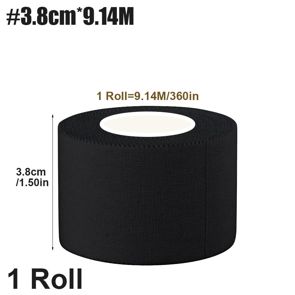 3Roll White Athletic Sports Tape Strong Adhesive No Residue Easy Tear For Athletes Trainers First Aid Injury Wrist Support