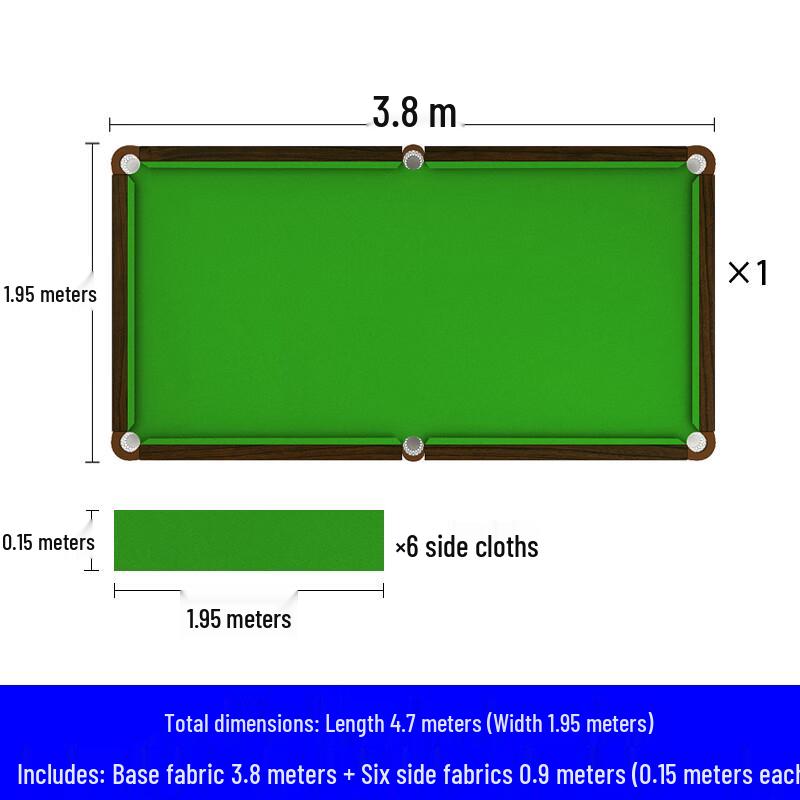 Lièyì Australian Wool Billiard Table Felt Set