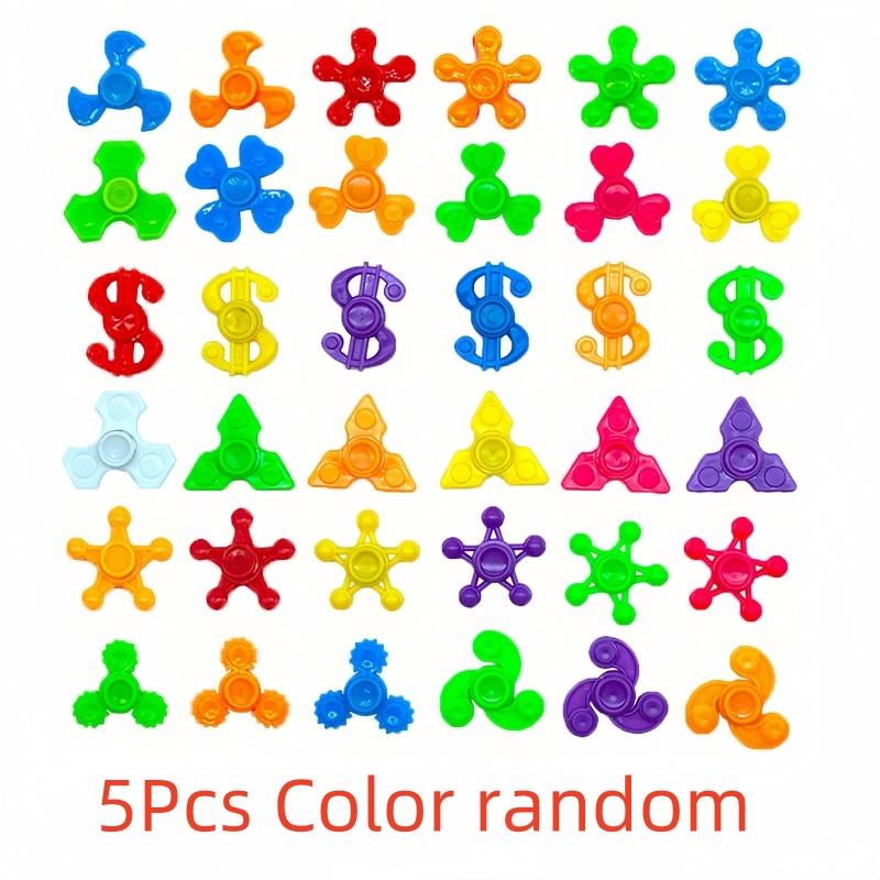 

5/20Pcs Mini FigetS Hand Spinner For Children Anti Stress Focus Gyro Finger Gyroscope Funny Leaf Toys Kids Gift Fingertips Toy