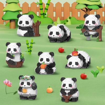 Blocchi da costruzione per bambini Giocattoli Panda Bravo