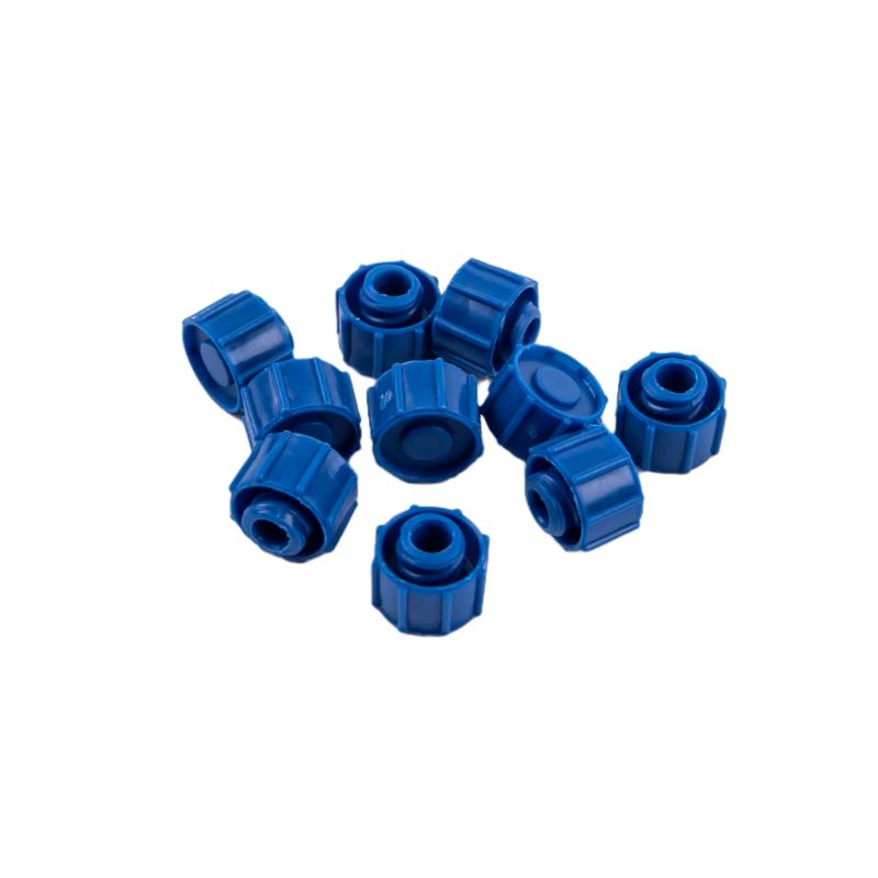 

10 шт. колпачок для наконечника шприца с замком Люэра, наконечники для винта шприца, колпачки для дозатора жидкости синий