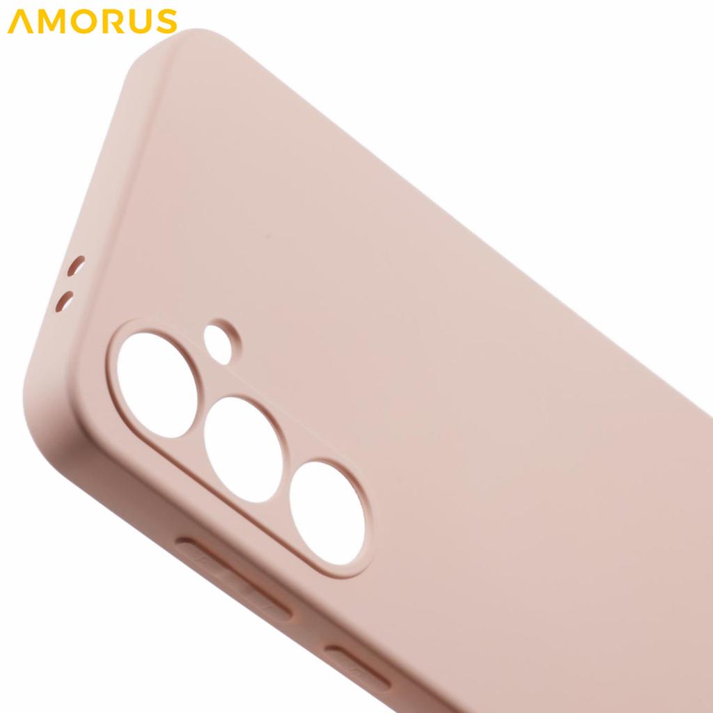 For Samsung Galaxy S24 FE Case Precise Cutouts TPU Fiber Lining Shockproof Phone Cover