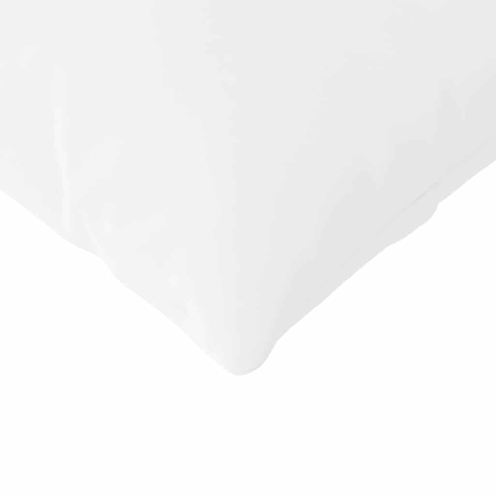 Sofa Cushions 2 pcs White 120 x 40 cm Fabric