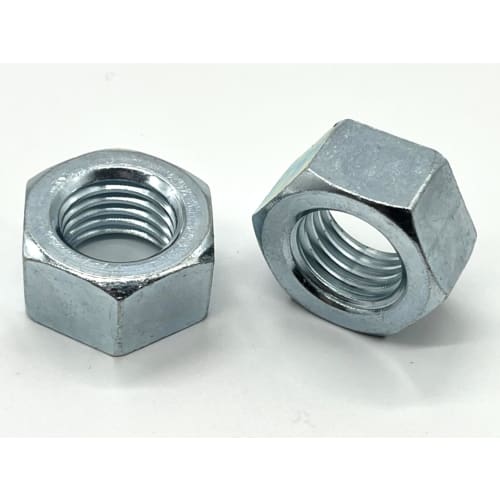 

Adpack [Made in Japan] Left-Hand Thread Hex Nut, Type 1, Iron/Nichrome Plated, Reverse Thread, M10, 5-Pack