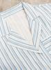 European & American Striped Shirt and Shorts Casual Suit - Women's Spring/Autumn Two-Piece Pajama Set