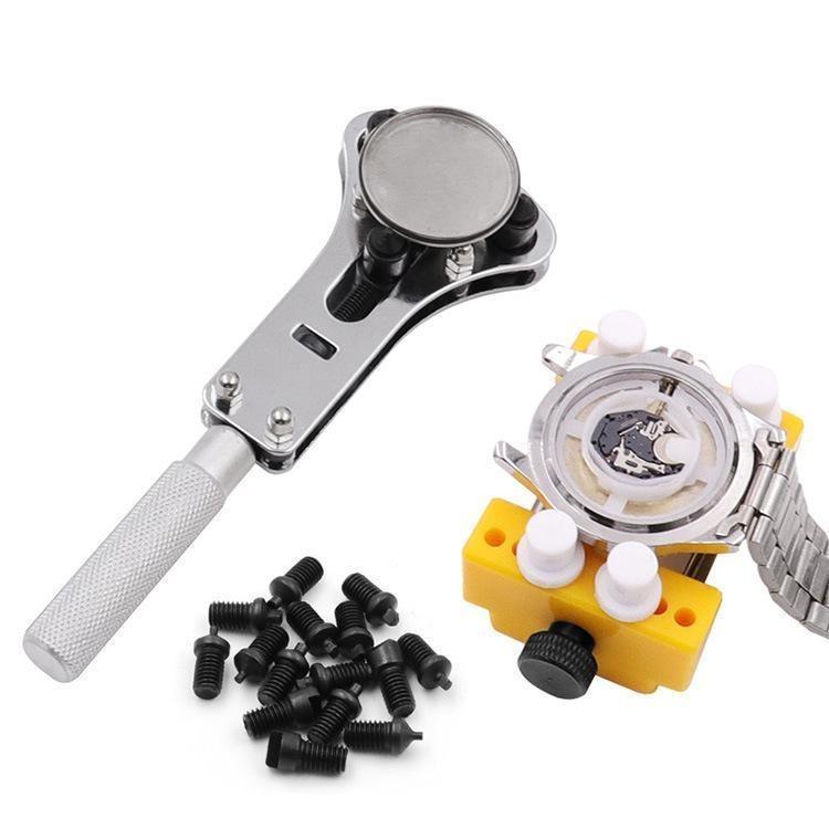 Watch Repair Tools Kit Wristwatch Case Opener Adjustable Screw Back Wrench Remover Watch Repair Tool Case Opener Watch Key