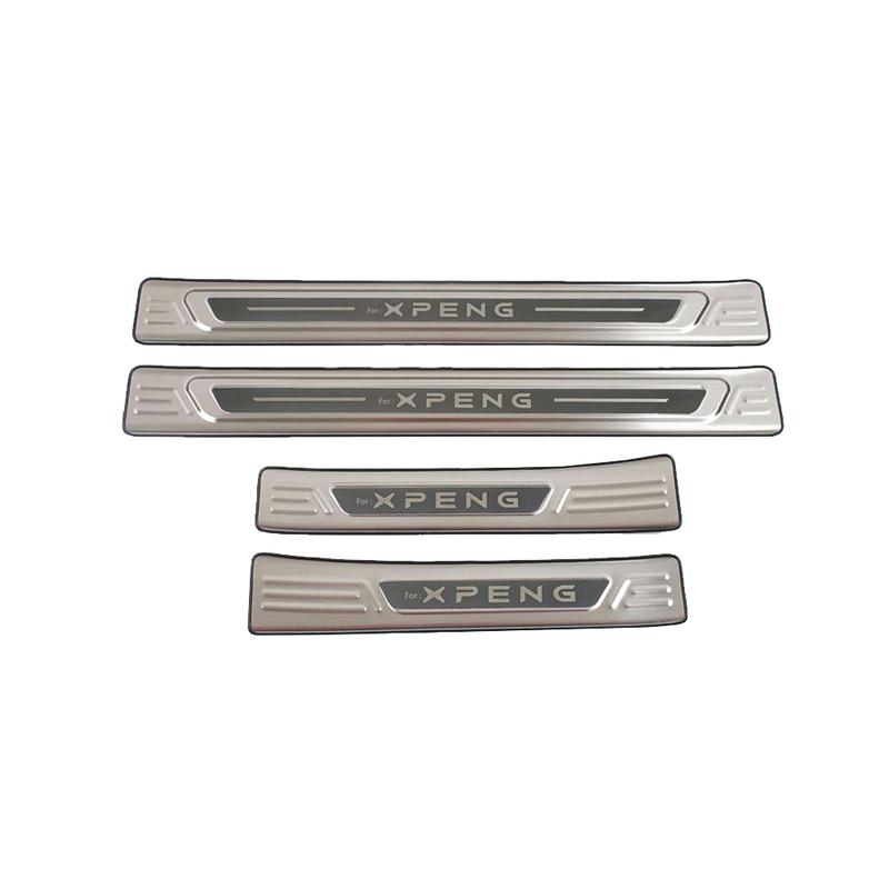Für Xpeng P7 2025 Auto Türschweller Kratzschutzleiste Schutz Zubehör Edelstahl Kratzfest Schutz Verkleidung Styling Aufkleber 4 STK