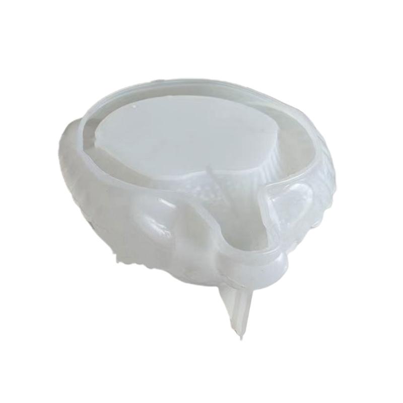 3D Bull Horn Ashtray Silicone Mold Resin Casting Molds for Thoughtful Present