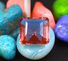 17.80 Carat Wonderful Offer Purple Alexandrite Emerald Shape Russia Certified Gemstone SN85