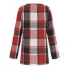 2024 Women's Plaid Print Long-sleeved Jacket - European & American Spring/Autumn Fashion