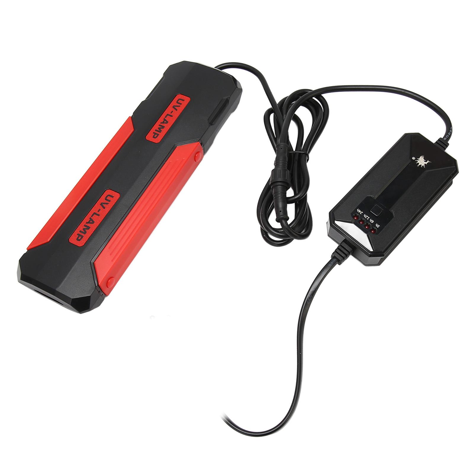 

9W Aquarium UV Lamp Detachable Back 180 Degrees Sterilization Aquarium Clean Light with Smart Timer for Fish