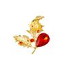 Premium Maple Leaf Brooch Women's Summer Light Luxury Brooch Metal Anti-light Pin Jewelry Wholesale Hat Decoration Men