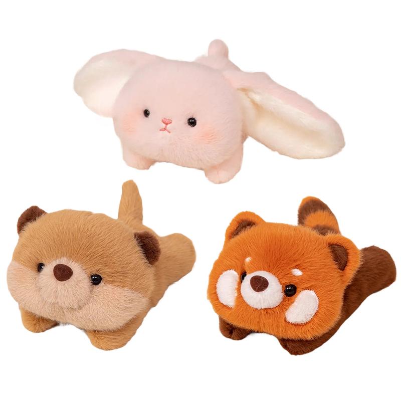 Lovelys Rabbit Plush Wrist Rest Pad Soft Red Panda Otter Fluffy Office Mouse Wrist Support Cushion Cute Things Birthday Gift