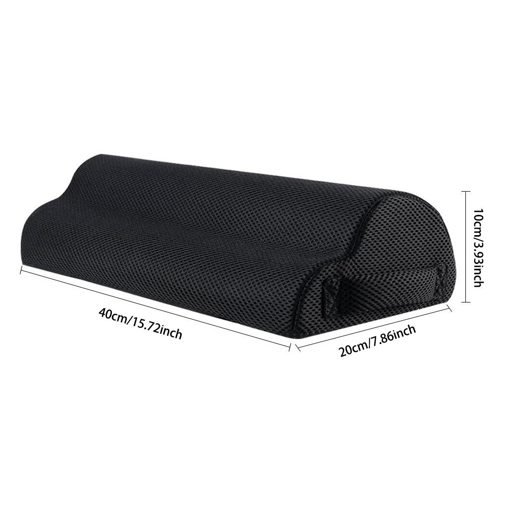 Fußkissen unter dem Schreibtisch Bequeme Fußstütze Rutschfestes Kissen Tragbar Reise Büro Wohnheim Arbeitszimmer Beinauflagenhocker