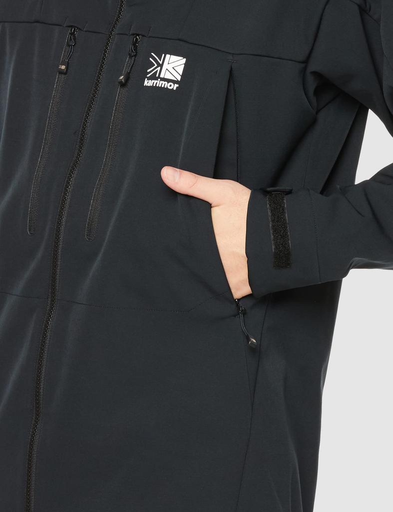 Soft Shell Jacket Arete Ventilation Parka Black M [Karimar]