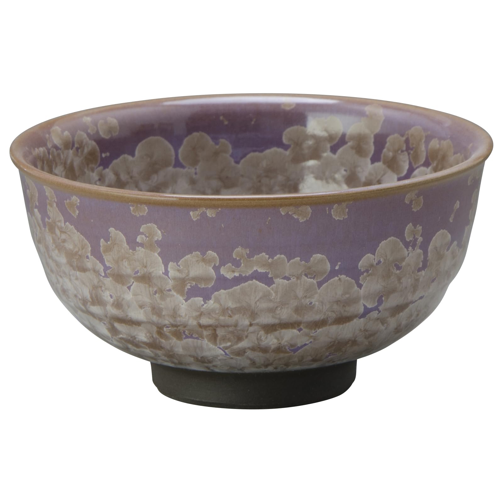 

Tea Flower Crystal Light Made in Kyoto-yaki Kiyomizu-yaki Bowl, Large, Approx. 12cm, Design, Wisteria, Purple, Japan, KTA556-01 фіолетовий