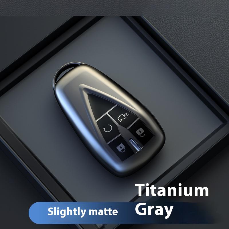 

New Titanium Gray Car Key Case For Changan Cs35Plus Cs35 Plus Cs55 Plus Cs75 Plus Eado Uni-T Uni K Oushang X5 X7 Ev Key Cover