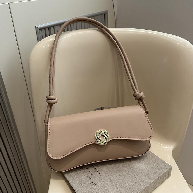 

This year s popular high-end portable niche baguette underarm bag 2025 new commuter versatile shoulder messenger bag хаки