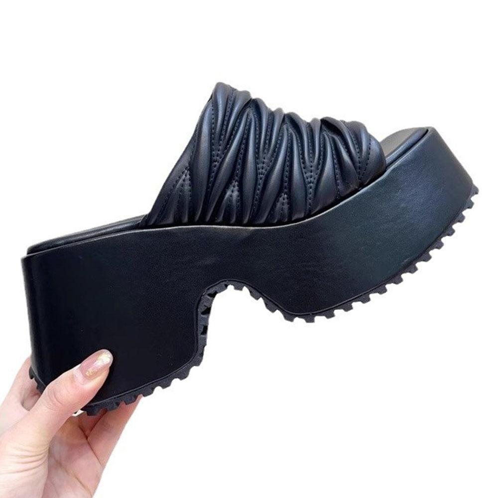 Chunky Platform Sandals For Women Summer Shoes Woman Trend Punk Fashion Women Mules Shoes Slipper Sandals