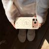 Beige Polka Dot Magnetic Case for Apple iPhone 17 Pro Max/16/15/14