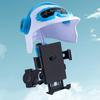 Compact Waterproof Phone Holder with Sunshade for Motorcycle, Scooter & Bicycle Riders.