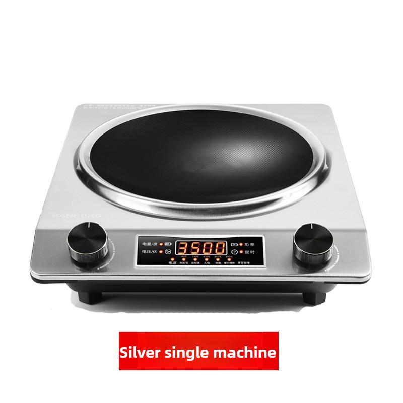 3500 Вт Коммерческая Высокомощная Вогнутая Электромагнитная Плита Хот-пот Жарка Индукционная Плита Бытовая Кухонная Техника для Приготовления пищи