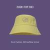 Sweet Embroidered Floral Cotton Bucket Hat For Women Breathable Short Brim Design