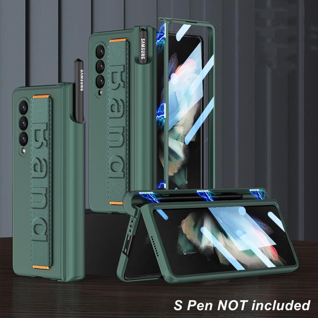 Wrist Strap S Pen Holder Case For Samsung Galaxy Z Fold