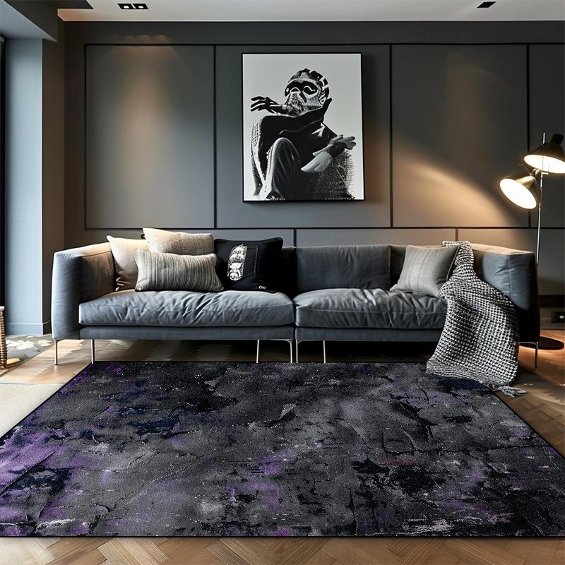 Luxuriöse graue Teppiche im nordischen Stil Wohnzimmer Hochwertige Heimdekoration Sofa Große Flächenteppiche Lounge Ankleidezimmer Weiche rutschfeste Matten