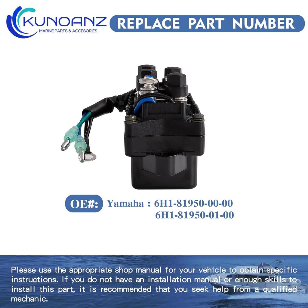 6H1-81950-00-00 6H1-81950-01-00 Power Trim and Tilt Relay Assy for Yamaha 30 40 50 60 70 85 90 HP Outboard 30HP 40HP 50HP 60HP 70HP 85HP 90HP