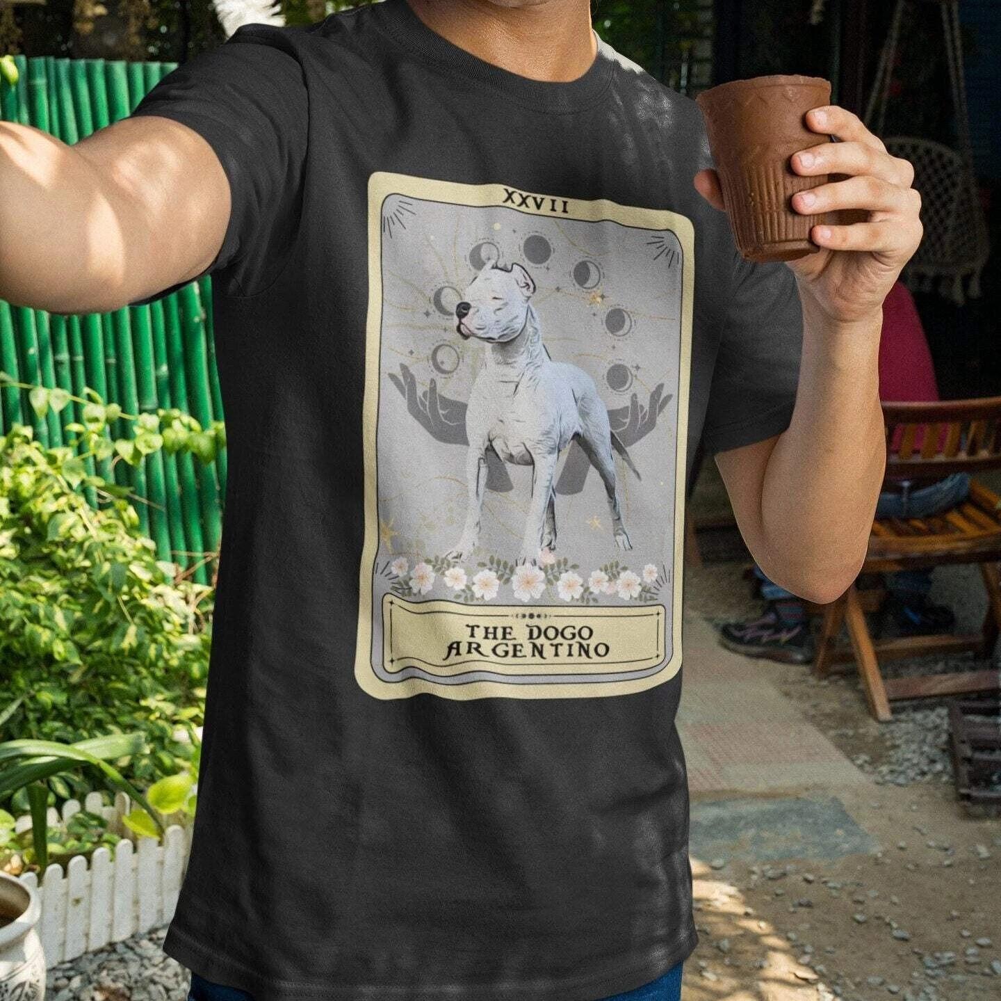 The Dogo Argentino Tarot Card Dog Shirt S