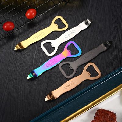 1/3/5PCS Stainless Steel Beer Bottle Opener Thick Material Delicate Feel Polishing Color Bottle Opener Can Opener Easy To Clean