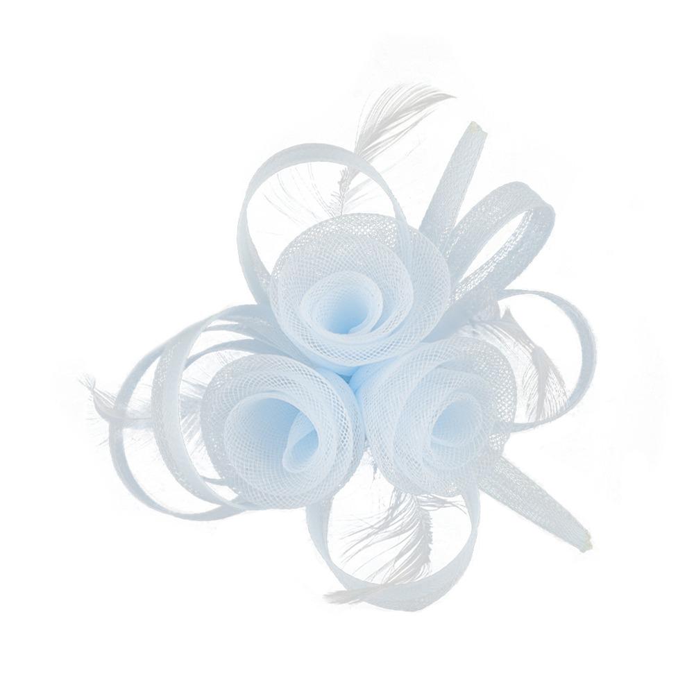 Elegant 3D Flower Fascinators Hat Large Flower Formal Rose Fascinators Tea Party Hats Women's Headwear