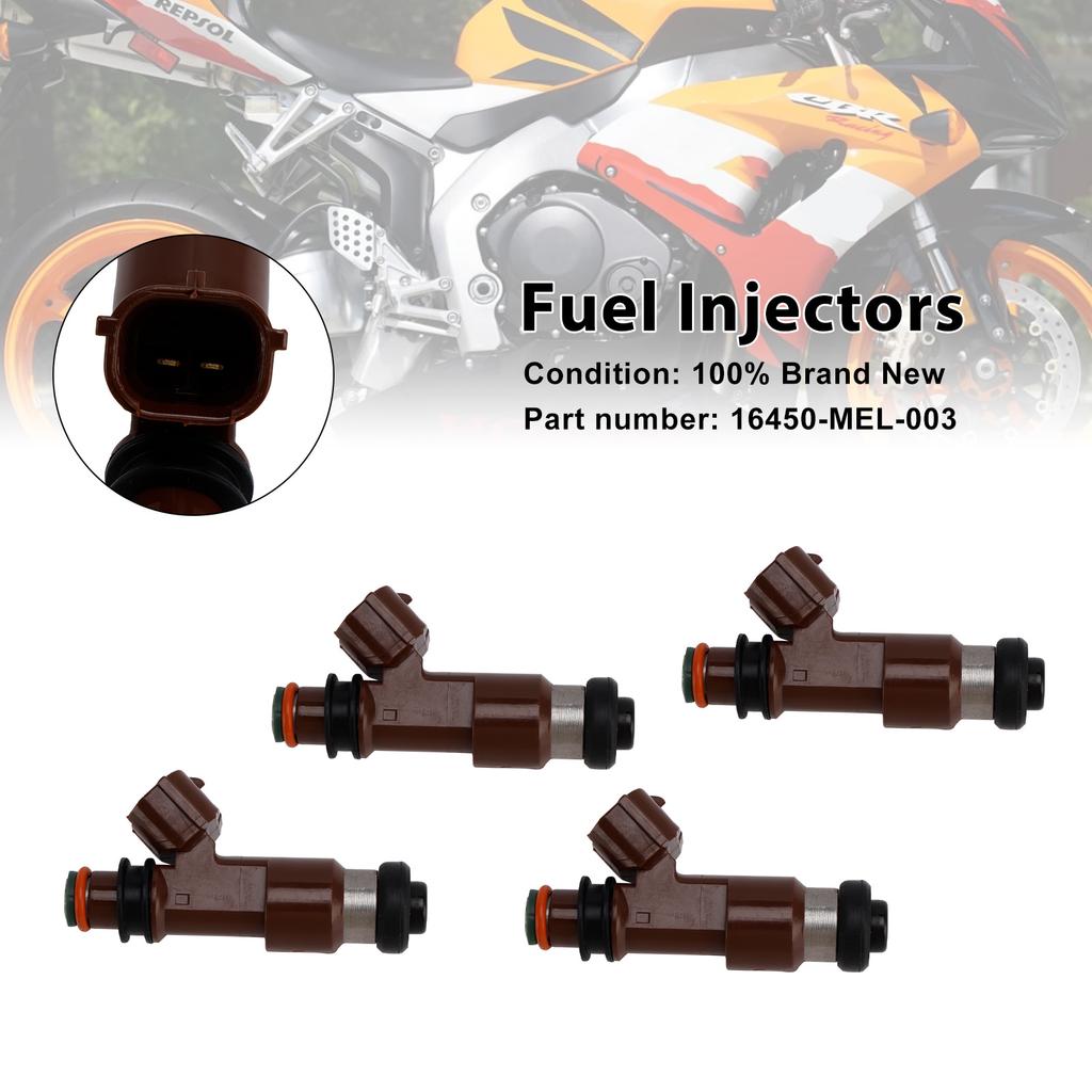 4 PZ 16450-MEL-003 Iniettori Carburante Per Honda CBR1000RR VFR800 VFR800F CB1300