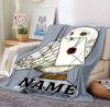 Custom Name Harry Potter Flannel Blanket Throw Blanket Soft Warm Sofa Bed home Decor Unique Gift