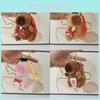 Adorable Capybara Plush Toy Keychain Cute Water Pig Doll Bag Pendant 12-15cm