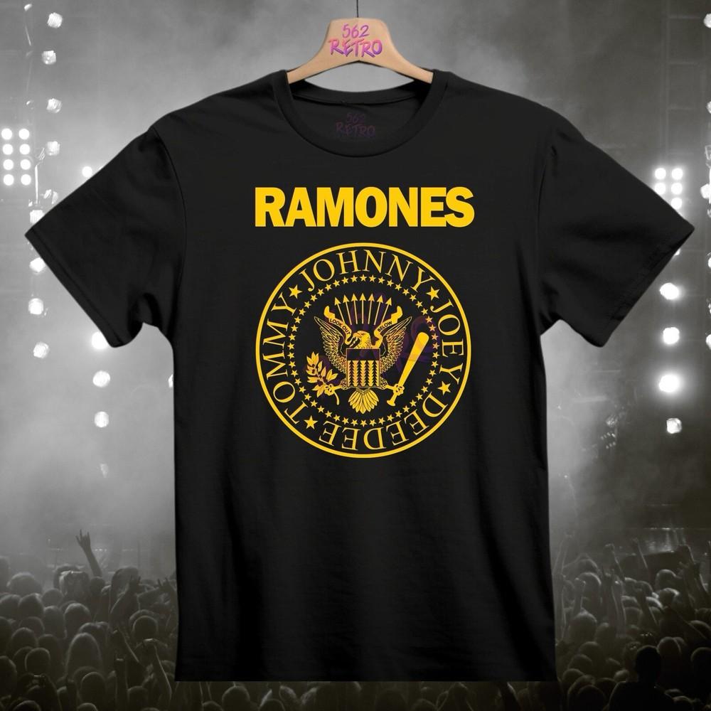 

RAMONES Punk Rock Band T-Shirt Black S-3XL Unisex T-Shirt XXXL