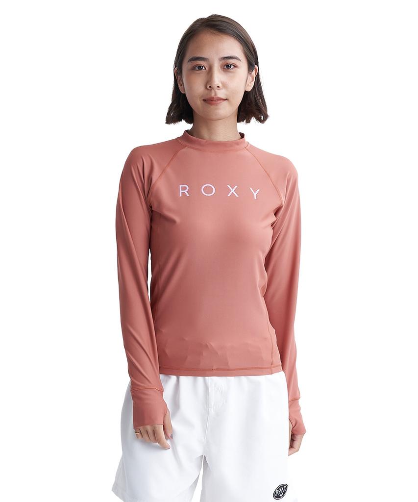 ROXY Logo Rash Guard Brn