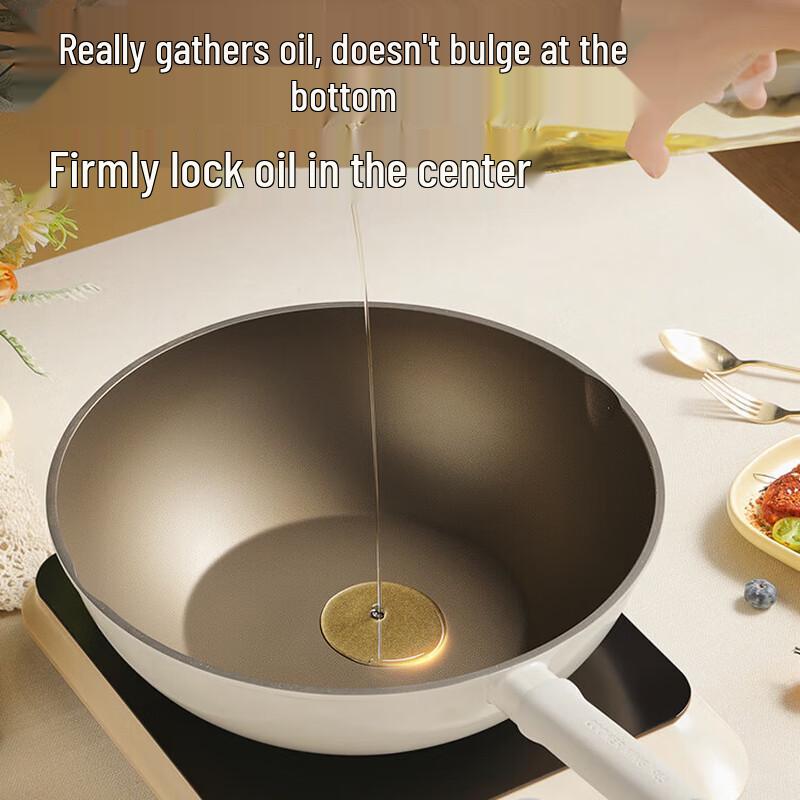 Chui Da Huang Titanium Ceramic Non-stick Wok Set
