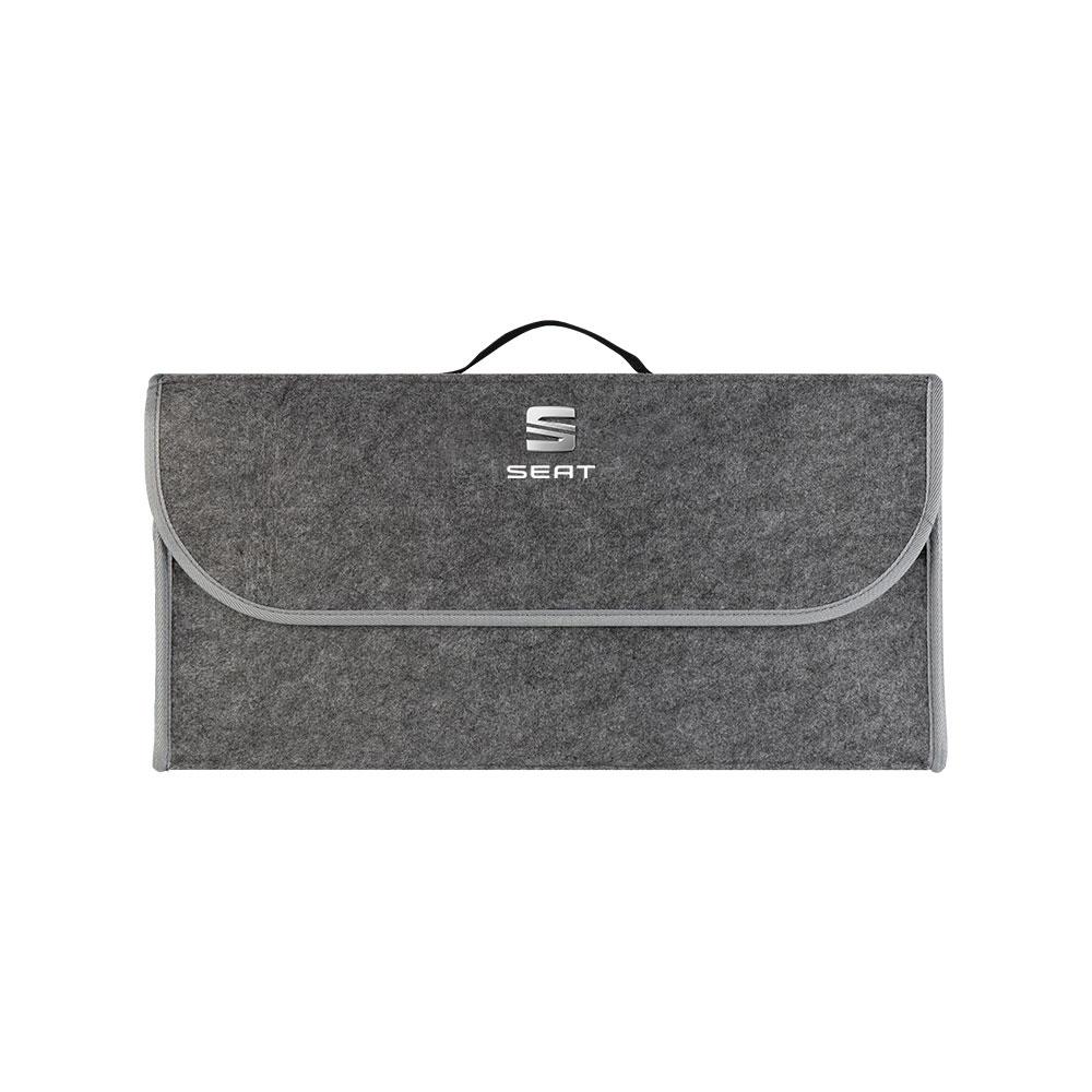 Car Soft Felt Storage Bag Organizer Car Foldable Trunk Bag Car Accessories For SEAT Arona Leon MK1 MK2 MK3 Leon Ibiza 6l 6j Altea Alhambra
