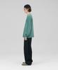 STENDS [M~4Xl] Pigment Long Sleeve Pocket T-Shirt_Green