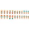 24pcs Medium Ballet 3D Beach Design Press On Nail Summer False Nail Acrylic Nail Manicure Nail Decors French Art Tips