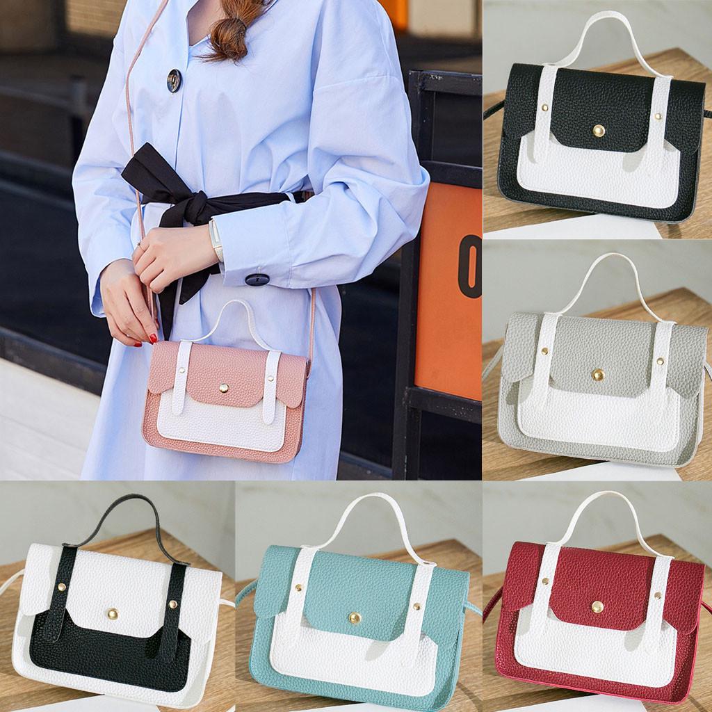 Adagod Fashion Women Hasp Hit Color Shoulder Bags Messenger Bag Coin Bag Phone Bag Adagod Fashion Women Hasp Hit Color Shoulder Bags Messenger Bag Coin Bag Phone Bag