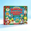 Christmas Dumpling Advent Calendar 24 Days Countdown 24Pcs Holiday Ornament Unique Surprise Gift for Friends Xmas Home Decor