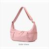 Casual Style Nylon Women'S Shoulder Bag Lightweight Soft Single Shoulder Backpack Large Capacity Tote Bag Casual Outing Shopping
