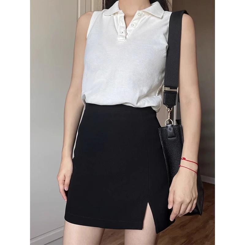 

Женская черная мини-юбка с высокой талией, облегающая фигуру, для фигуры типа «груша» XL